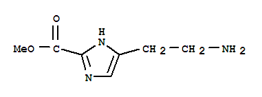1H-imidazole-2-carboxylicacid,4-(2-aminoethyl)-,methylester(9ci) Structure,701192-59-8Structure