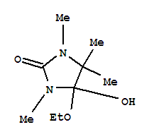 (9ci)-4-乙氧基-4-羥基-1,3,5,5-四甲基-2-咪唑啉酮結構式_705282-76-4結構式