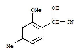 Mandelonitrile, 2-methoxy-4-methyl-(5ci) Structure,705288-16-0Structure