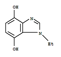 1H-benzimidazole-4,7-diol,1-ethyl-(9ci) Structure,705927-83-9Structure