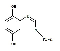 1H-benzimidazole-4,7-diol,1-propyl-(9ci) Structure,705927-84-0Structure