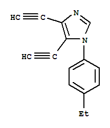 1H-imidazole,1-(4-ethylphenyl)-4,5-diethynyl-(9ci) Structure,706785-18-4Structure