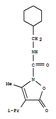 2(5H)-isoxazolecarboxamide, n-(cyclohexylmethyl)-3-methyl-4-(1-methylethyl)-5-oxo- Structure,706803-60-3Structure