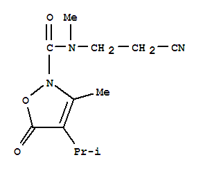 2(5H)-isoxazolecarboxamide, n-(2-cyanoethyl)-n,3-dimethyl-4-(1-methylethyl)-5-oxo- Structure,706803-78-3Structure