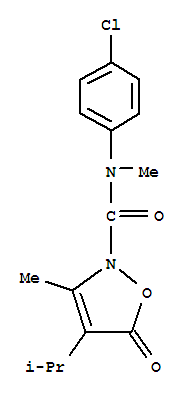 2(5H)-isoxazolecarboxamide, n-(4-chlorophenyl)-n,3-dimethyl-4-(1-methylethyl)-5-oxo- Structure,706803-91-0Structure