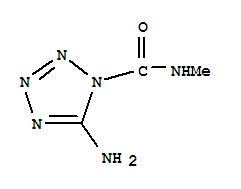 1H-tetrazole-1-carboxamide,5-amino-n-methyl-(9ci) Structure,709015-90-7Structure