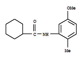 Cyclohexanecarboxamide, n-(5-methoxy-2-methylphenyl)-(9ci) Structure,712298-87-8Structure