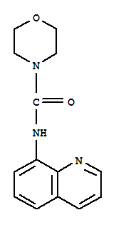 (9ci)-n-8-喹啉-4-嗎啉羧酰胺結構式_712301-68-3結構式
