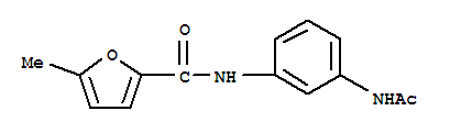 (9ci)-n-[3-(乙?；被?苯基]-5-甲基-2-呋喃羧酰胺結(jié)構(gòu)式_717869-69-7結(jié)構(gòu)式