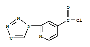 (9ci)-2-(1H-四唑-1-基)-4-吡啶羰酰氯結構式_717871-78-8結構式