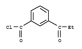 Benzoyl chloride, 3-(1-oxopropyl)-(9ci) Structure,72563-47-4Structure