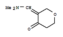 (Z)-3-((二甲基氨基)亞甲基)-四氫吡喃-4-酮結構式_727382-75-4結構式