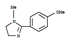 1H-imidazole,4,5-dihydro-2-(4-methoxyphenyl)-1-methyl-(9ci) Structure,727408-53-9Structure
