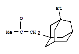 (9ci)-1-(3-乙基三環(huán)[3.3.1.13,7]-1-癸基)-2-丙酮結構式_727416-52-6結構式