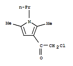 (9ci)-2-氯-1-(2,5-二甲基-1-丙基-1H-吡咯-3-基)-乙酮結(jié)構(gòu)式_727705-98-8結(jié)構(gòu)式