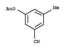 Benzonitrile, 3-(acetyloxy)-5-methyl-(9ci) Structure,729613-60-9Structure