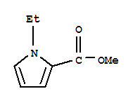 1H-pyrrole-2-carboxylicacid,1-ethyl-,methylester(9ci) Structure,73058-14-7Structure