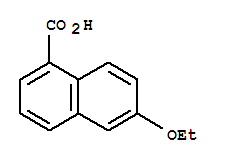 1-Naphthalenecarboxylicacid,6-ethoxy-(9ci) Structure,731861-61-3Structure