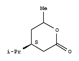 2H-pyran-2-one,tetrahydro-6-methyl-4-(1-methylethyl)-,(4s)-(9ci)Structure,733000-93-6Structure 2H-pyran-2-one,tetrahydro-6-methyl-4-(1-methylethyl)-,(4s)-(9ci) Structure,733000-93-6Structure