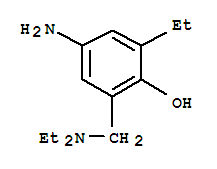 (9CI)-4-氨基-2-[(二乙基氨基)甲基]-6-乙基-苯酚結(jié)構(gòu)式_733703-91-8結(jié)構(gòu)式