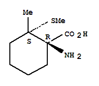 Cyclohexanecarboxylic acid, 1-amino-2-methyl-2-(methylthio)-, trans-(9ci) Structure,73371-93-4Structure