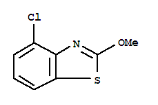 Benzothiazole, 4-chloro-2-methoxy-(9ci) Structure,73443-77-3Structure