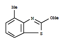 Benzothiazole, 2-methoxy-4-methyl-(9ci) Structure,73443-78-4Structure