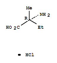 (R)-2-氨基-2-甲基-丁酸鹽酸鹽結構式_73473-40-2結構式
