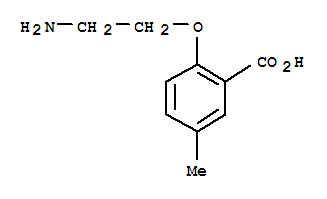 Benzoic acid, 2-(2-aminoethoxy)-5-methyl-(9ci) Structure,735199-67-4Structure