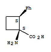 Cyclobutanecarboxylic acid, 1-amino-2-phenyl-, (1r,2r)-rel-(9ci) Structure,740733-77-1Structure