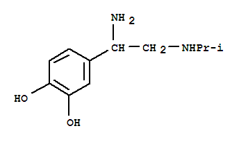 (9ci)-4-[1-氨基-2-[(1-甲基乙基)氨基]乙基]-1,2-苯二醇結(jié)構(gòu)式_741201-39-8結(jié)構(gòu)式