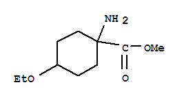 Cyclohexanecarboxylic acid, 1-amino-4-ethoxy-, methyl ester (9ci) Structure,741243-15-2Structure