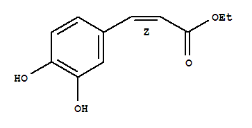 (2z)-(9ci)-3-(3,4-二羥基苯基)2-丙酸乙酯結(jié)構(gòu)式_74257-25-3結(jié)構(gòu)式