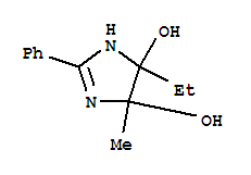 1H-imidazole-4,5-diol, 4-ethyl-4,5-dihydro-5-methyl-2-phenyl- (9ci)Structure,742637-73-6Structure 1H-imidazole-4,5-diol, 4-ethyl-4,5-dihydro-5-methyl-2-phenyl- (9ci) Structure,742637-73-6Structure