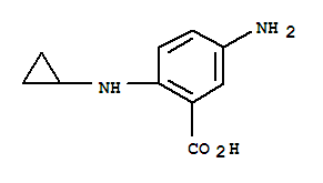 Benzoic acid, 5-amino-2-(cyclopropylamino)-(9ci) Structure,742652-85-3Structure