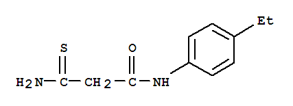 (9CI)-3-氨基-N-(4-乙基苯基)-3-硫氧代-丙酰胺結(jié)構(gòu)式_744227-10-9結(jié)構(gòu)式