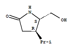 (4r,5s)-(9ci)-5-(羥基甲基)-4-(1-甲基乙基)-2-吡咯烷酮結構式_745014-14-6結構式
