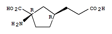 順式-(9ci)-3-氨基-3-羧基-環(huán)戊烷丙酸結構式_746582-42-3結構式