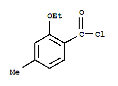 Benzoyl chloride, 2-ethoxy-4-methyl-(9ci) Structure,746641-12-3Structure