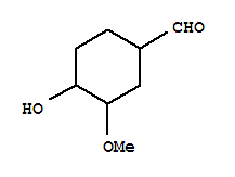 (9ci)-4-羥基-3-甲氧基-環(huán)己烷羧醛結(jié)構(gòu)式_749252-81-1結(jié)構(gòu)式
