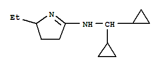 2H-pyrrol-5-amine,n-(dicyclopropylmethyl)-2-ethyl-3,4-dihydro-(9ci) Structure,750561-53-6Structure