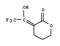 2H-pyran-2-one, tetrahydro-3-(2,2,2-trifluoro-1-hydroxyethylidene)-(9ci)Structure,750597-24-1Structure 2H-pyran-2-one, tetrahydro-3-(2,2,2-trifluoro-1-hydroxyethylidene)-(9ci) Structure,750597-24-1Structure