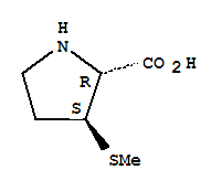 (3r)-rel-(9ci)-3-(甲基硫代)-D-脯氨酸結(jié)構(gòu)式_75176-40-8結(jié)構(gòu)式