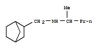Bicyclo[2.2.1]heptane-2-methanamine, n-(1-methylbutyl)-(9ci) Structure,75382-69-3Structure