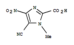 1H-imidazole-2-carboxylicacid,5-cyano-1-methyl-4-nitro-(9ci) Structure,754917-50-5Structure