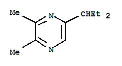 (9CI)-5-(1-乙基丙基)-2,3-二甲基-吡嗪結(jié)構(gòu)式_75492-05-6結(jié)構(gòu)式