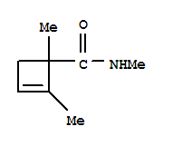 (9ci)-n,1,2-三甲基-2-環(huán)丁烯-1-羧酰胺結構式_75558-56-4結構式
