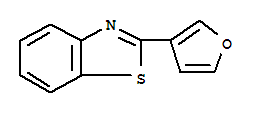 Benzothiazole, 2-(3-furanyl)-(9ci) Structure,75596-14-4Structure