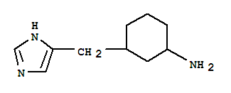 (9ci)-3-(1H-咪唑-4-甲基)-環(huán)己胺結(jié)構(gòu)式_757885-20-4結(jié)構(gòu)式