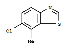 Benzothiazole, 6-chloro-7-methyl-(9ci) Structure,75804-80-7Structure